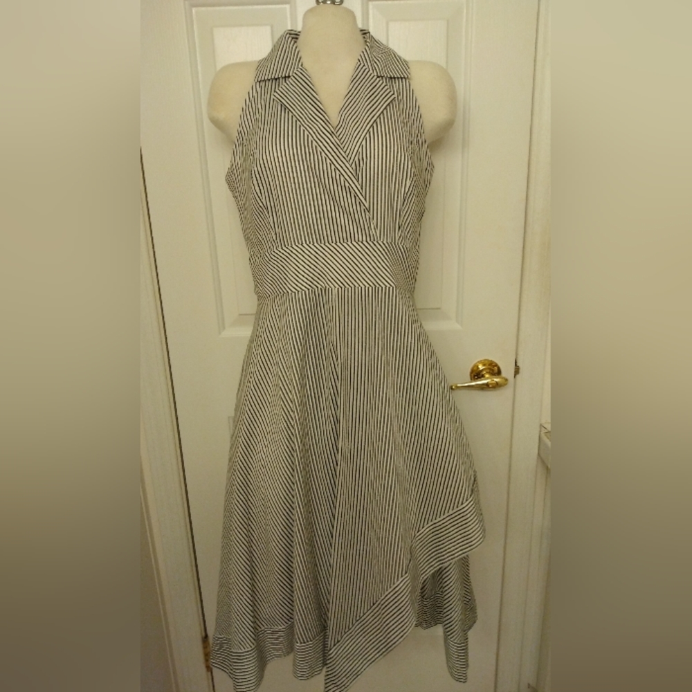 New directions black & white stripe dress NWOT